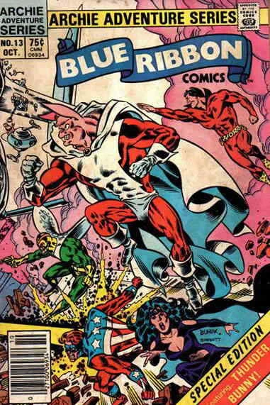Blue Ribbon Comics (Vol. 2) #13 (Newsstand) FN; Archie | Thunderbunny - we combi