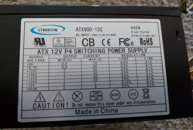 Alimentatore Modulare per PC ATX 900 Watt