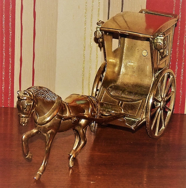Poignée De Porte En Laiton - Cheval - Fait Main - Rare