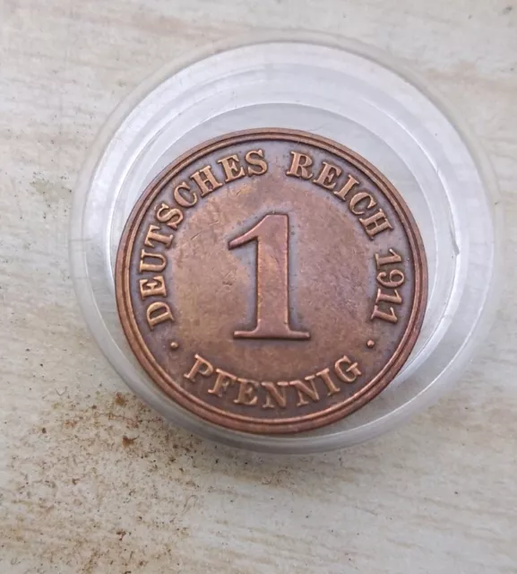 1 Pfennig 1911 J vorzüglich