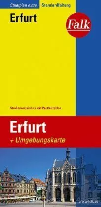 Falk Stadtplan Extra Standardfaltung Erfurt von Falk Kar... | Buch | Zustand gut