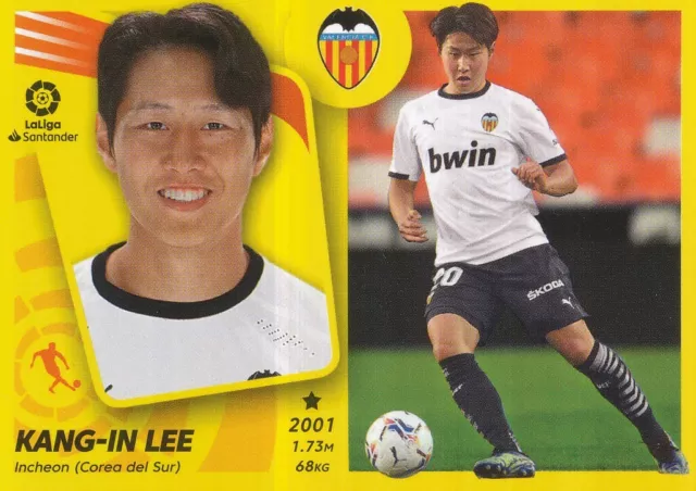 16A Kang-In Lee # South Korea Valencia.cf Sticker Panini Liga 2022