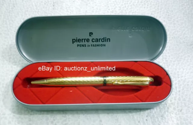 Pierre Cardin Regent Bright Gold Finish BallPen Ball Pen Red Dot Brand New