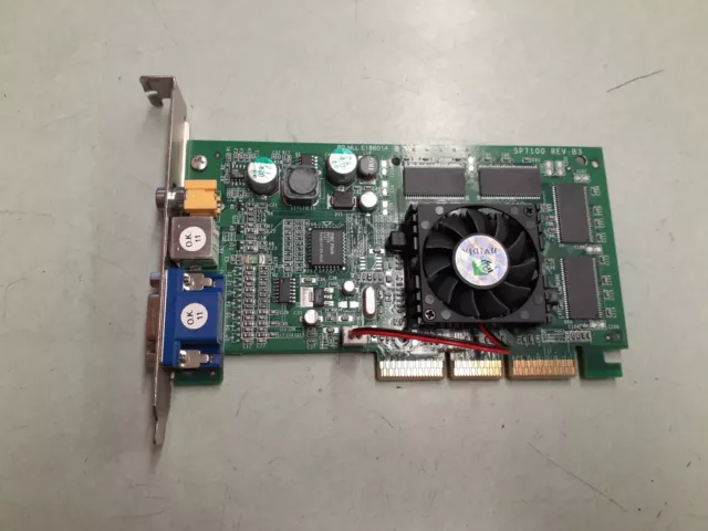 e-Geforce4 MX-420.064-A4-NV68-5K 64MB AGP SP7100 Rev: B3 Graphics Card