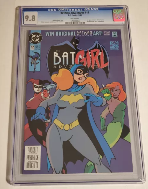Batman Adventures#12 cgc 9.8(1st app of Harley Quinn in Comics) VHTF 🔥 🔥 🔥 🔥