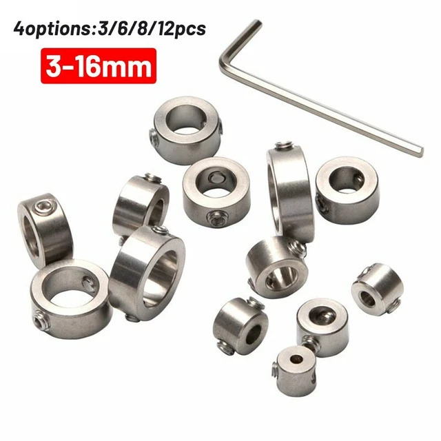 Lot De 10 Colliers De Serrage Réglables En Acier Inoxydable De 20 À 32