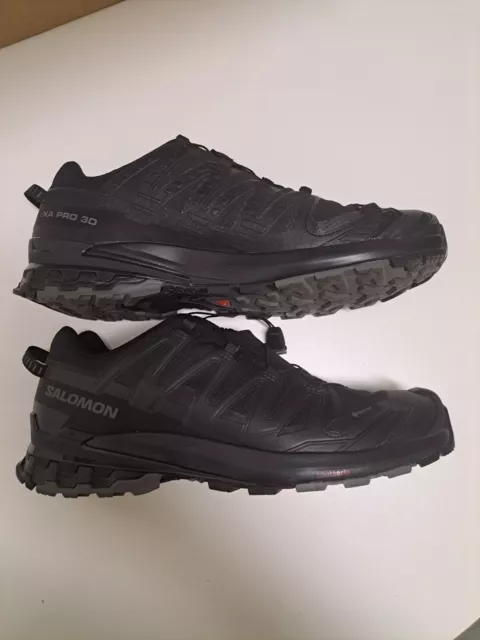 Salomon XA Pro 3D v8 Gore-Tex - Mens Trail Hiking Shoes - Black/Black  As NEW