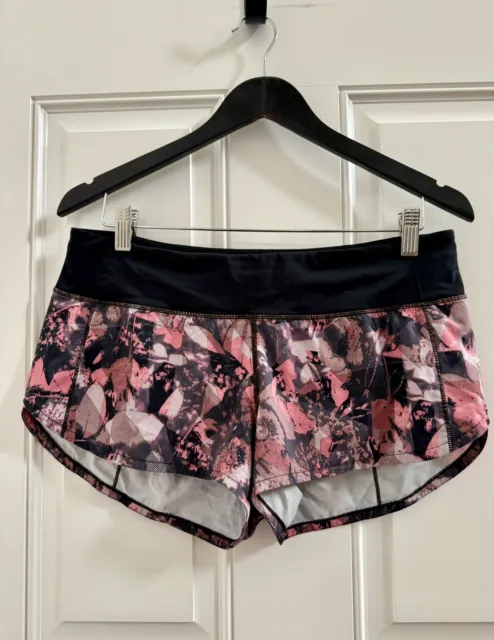 Lululemon Speed Up Shorts 2.5” Lined Multicolor Size 8