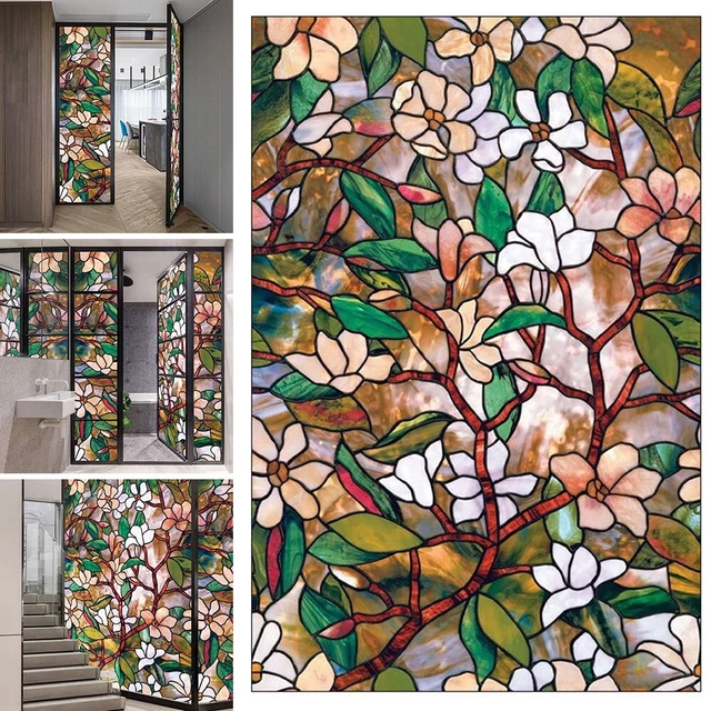 Arc-en-Ciel 3D-Privacy Window-Film Vitrail Verre Statique Cling-Sticker
