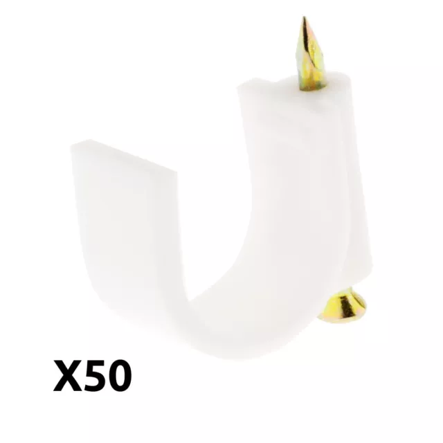 50 attaches Ø20 blanc - Zenitech 3