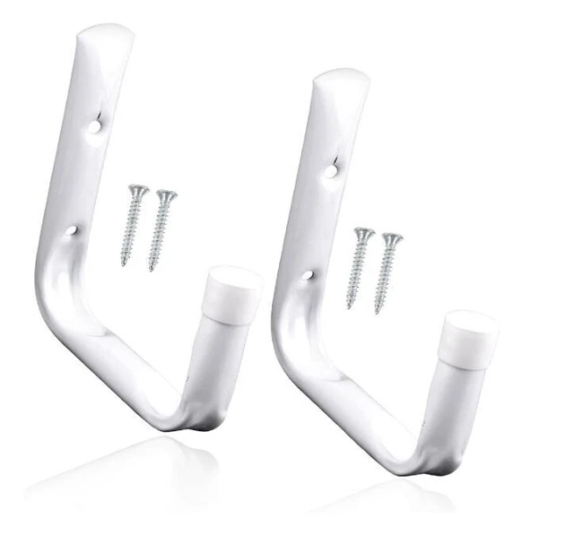 4pcs Garage Hooks For Hanging Ladder Hose Extension Cord Shovel Bike Chair Garde