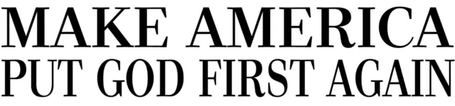 Make America Put God First Again NFT Digital Art! Trump! Maga!