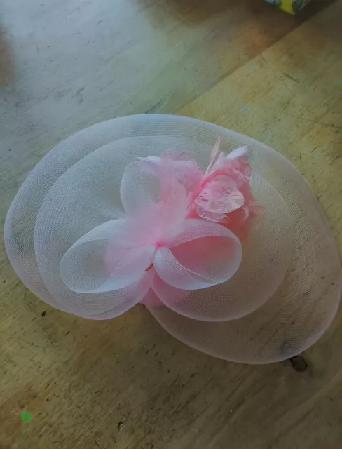 pink fascinator