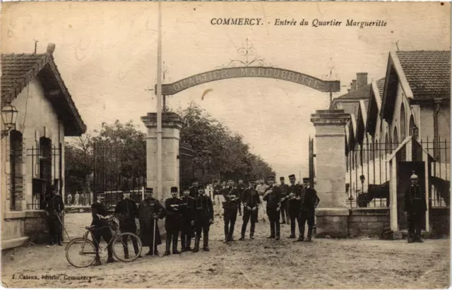 CPA Militaire Commercy - Entrée du Quartier Margueritte (90897)