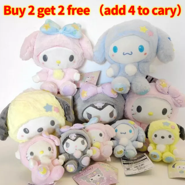 UK Plush Kuromi My Melody Hello Kitty Cinnamoroll Sanrio Toys Stuffed Doll Gift