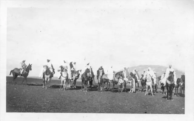 Cpa Maroc Fez Veritable Carte Photo 22 Fevrier 1915 Revue Cavaliers Du Makhzen (