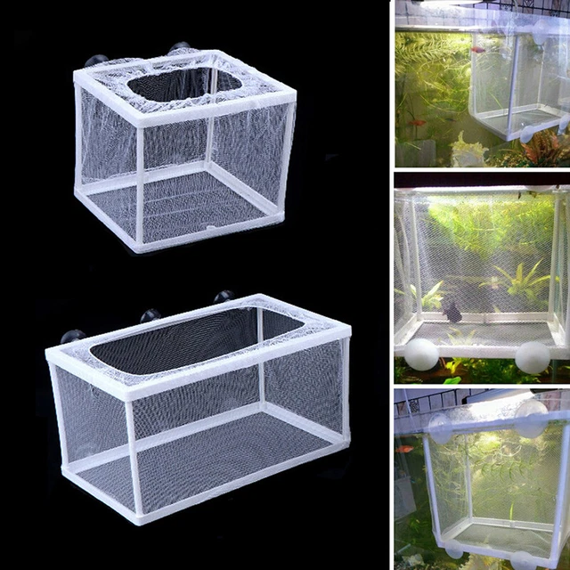 Fish Breeding Incubator Net Hanging Fish Hatchery Isolation Box for Aquarium~DC