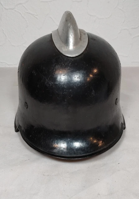 Stahlhelm M 34 Feuewehrhelm mit Alukamm EX DD Thale 3.Reich 2.WW 2.WK (7)