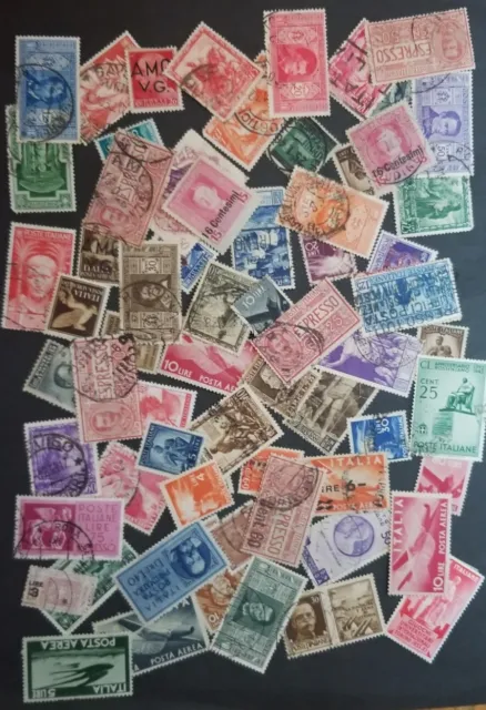 ITALY Vintage Stamp Lot Used Unused Mint MH zz356