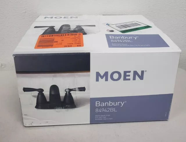 Moen Banbury Bathroom Sink Faucet - Matte Black (84942BL)