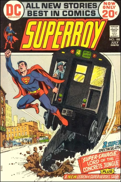 Superboy #188 FN 6.0 1972 Stock Image