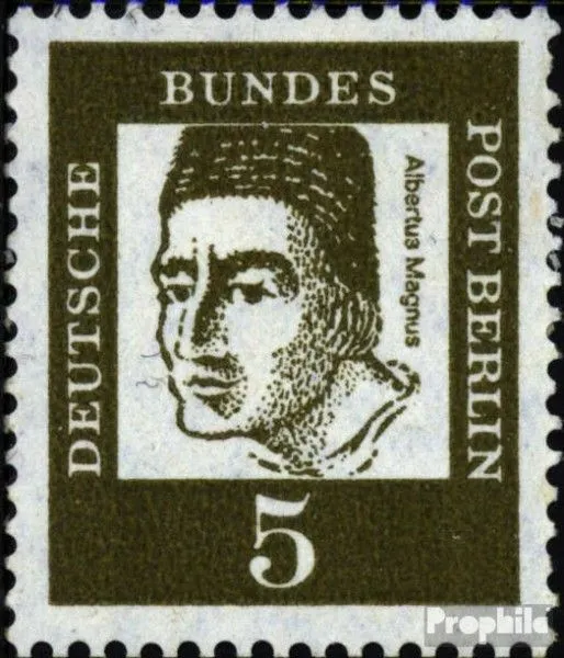 Berlin (West) 199R mit Zählnummer postfrisch 1961 Bedeutende Deutsche