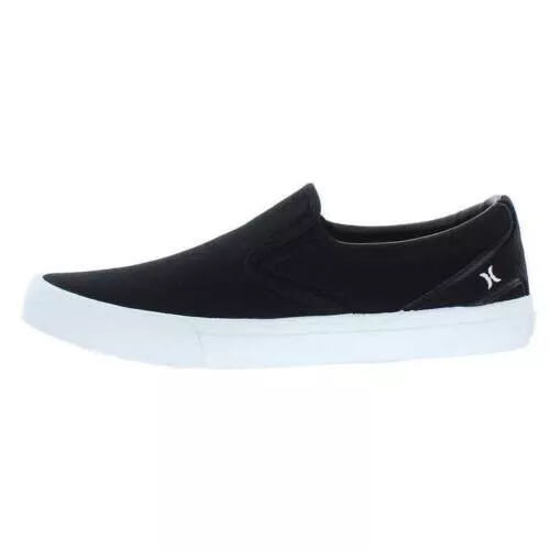 Hurley Men's Arlo Canvas Slip-on Shoe Sneaker (Black, Size 11) NEW