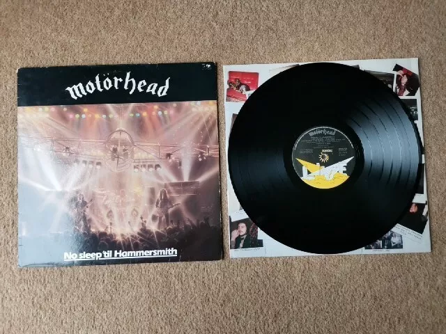 Motorhead : No Sleep 'til Hammersmith            First Press Vinyl Lp