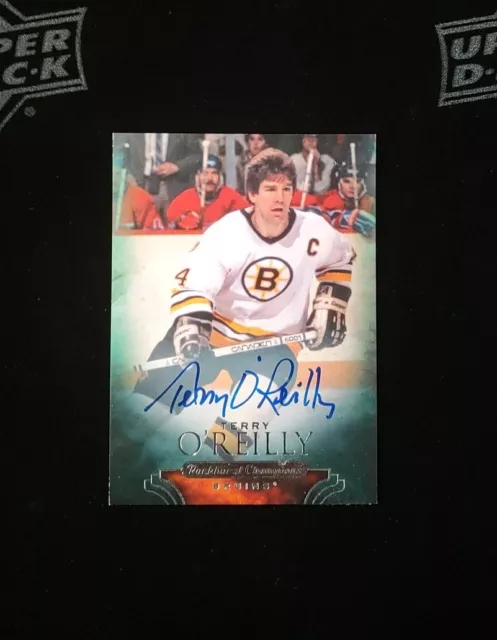 2011-12 Parkhurst Champions Terry O'Reilly Auto #59 Boston Bruins