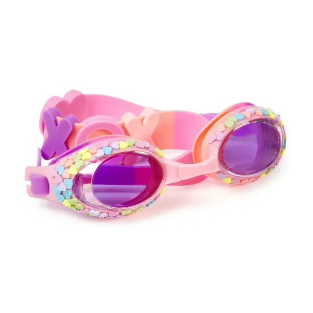 Bling2O Girls Swimming Goggles Candy Hearts Children Kids UV Swim Glasses 3y+