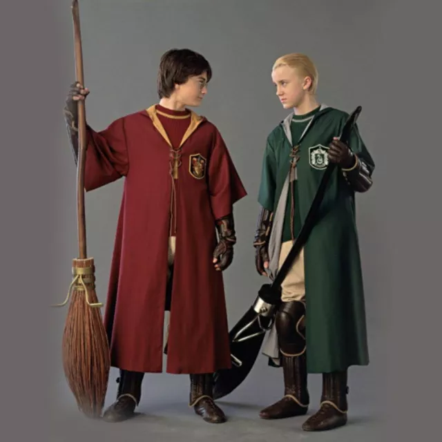 Harry Potter Robe Umhang Quidditch Gryffindor Unisex Cosplay Kostüm Cape Hooded