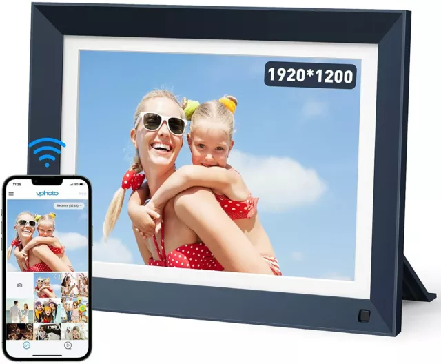 Evatronic Digital Picture Frame 10.1 Inch WiFi 1920 * 1200 IPS FHD Smart Digital