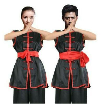 Boys Girls Tai Chi Suit Wushu Uniform Kung Fu Kids Pants Loose Vests Art Ths01