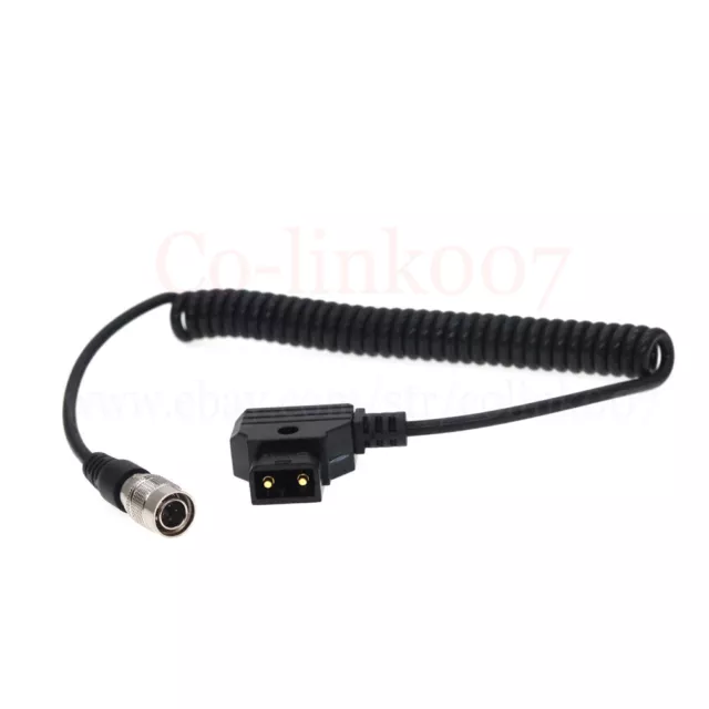 Sound Devices 688 644 Power Cable, D-Tap to Hirose 4pin for ZOOM F4 F8 Zaxcom