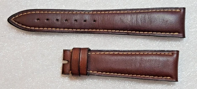 Bracelet De Montre En Cuir Véritable Violet - Largeurs 22/20mm Ou 24/22mm - Fait Main Au Royaume-Uni - Neuf Sans étiquette