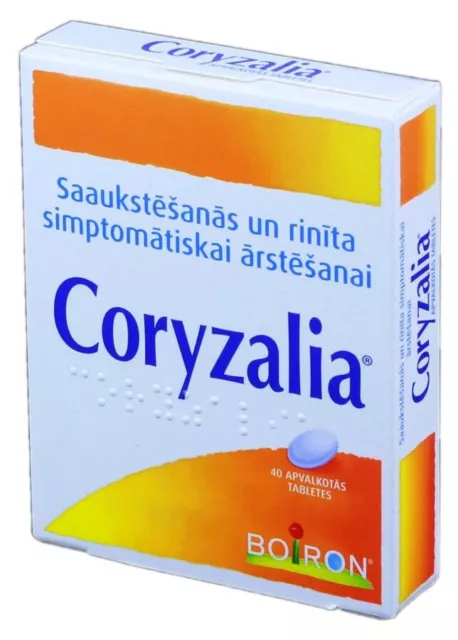 CORYZALIA  NATURAL HOMEOPATHIC  BOIRON- Rhume.Rhinites - 40coated tablets