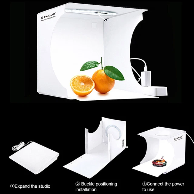 Pvc Light Box Backdrop PRACTICAL PVC WITH Backdrops Light Box Photo Studio Jewelry Watch ...