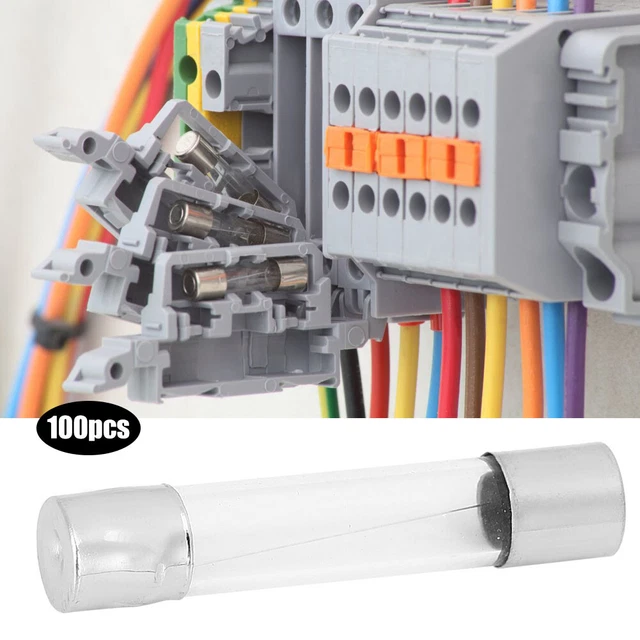 (6A)100PCS Fusibles Kit 'assortiment De Fusibles à Action Rapide AC 250V