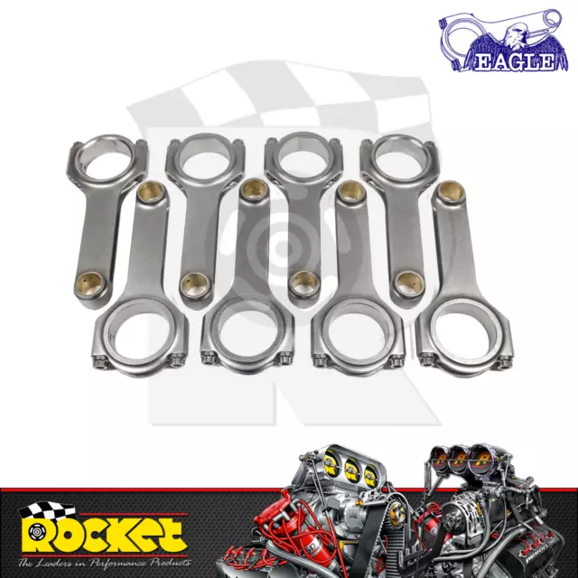 Eagle Forged H-Beam 5.780 Connecting Rod Set Fits Ford 351C - EACRS5780F3D