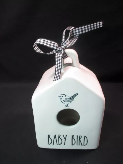 Ceramic Rae Dunn Mini Birdhouse - Baby Bird - Artisan Collection by Magenta #213