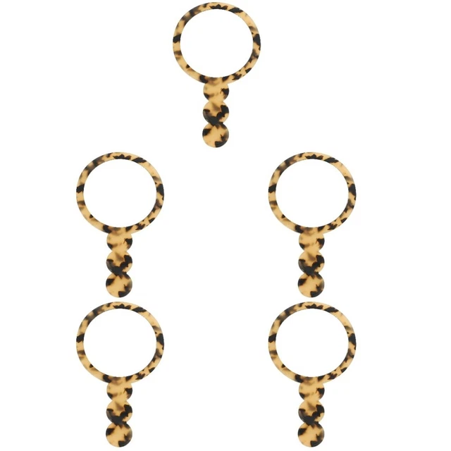 5pcs kleiner Handheldspiegel tragbarer Make -up -Spiegel Vintage Handspiegel