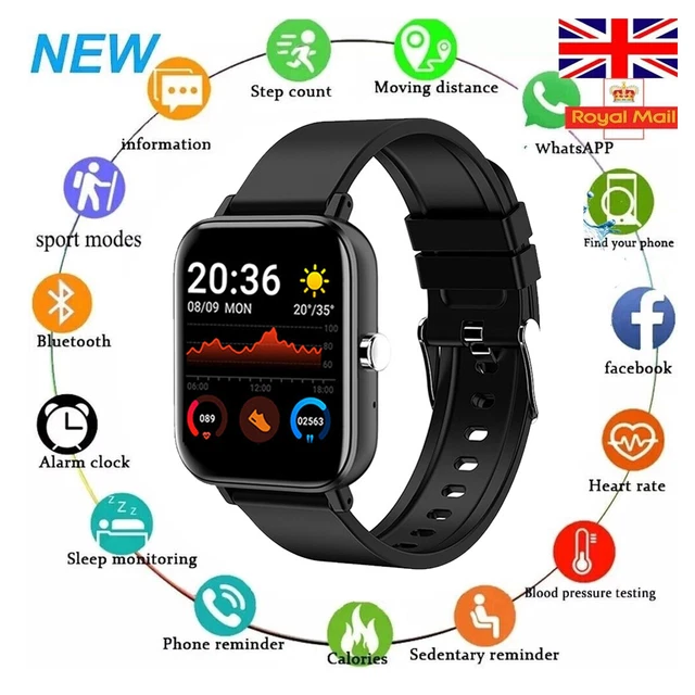 Smart Watch Fitness Tracker Men Women Ladies Watches for Android iPhone Samsung.