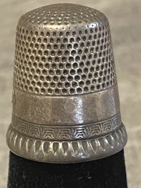 Antique Sterling Silver Thimble by Ketcham & McDougall * Circa 1890s