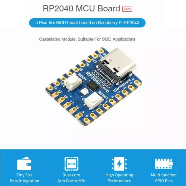 Raspberry Pi RP2040-Zero Microcontroller PICO Development Board RP2040 Dual