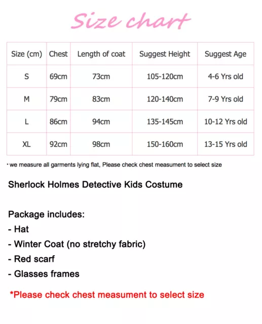 Kids Sherlock Holmes Detective Costume Child Boys Girls Book Week Cosplay Coat 2