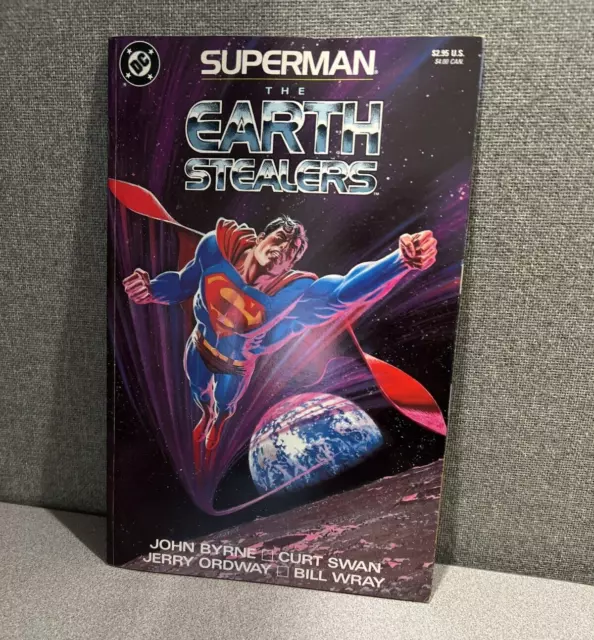 Superman The Earth Stealers Comics Book 1988 DC