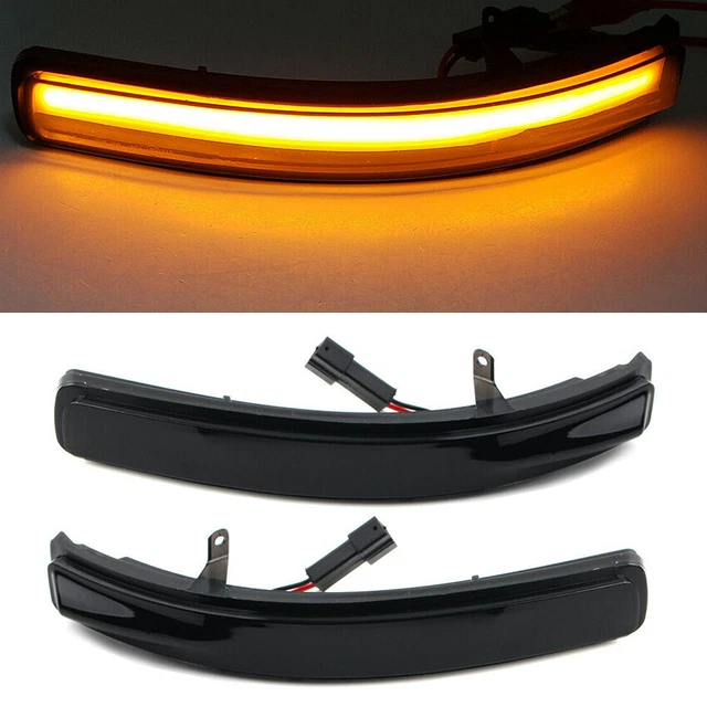 2X SEQUENTIAL LED Side Mirror Turn Signal Light Fit for Ford Explorer