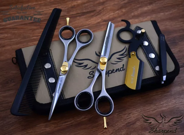 Professional Salon Barber Hairdressing Hair Cutting Thinning Scissors Shears Set