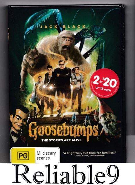 JACK BLACK Goosebumps DVD+Special features Sealed Region