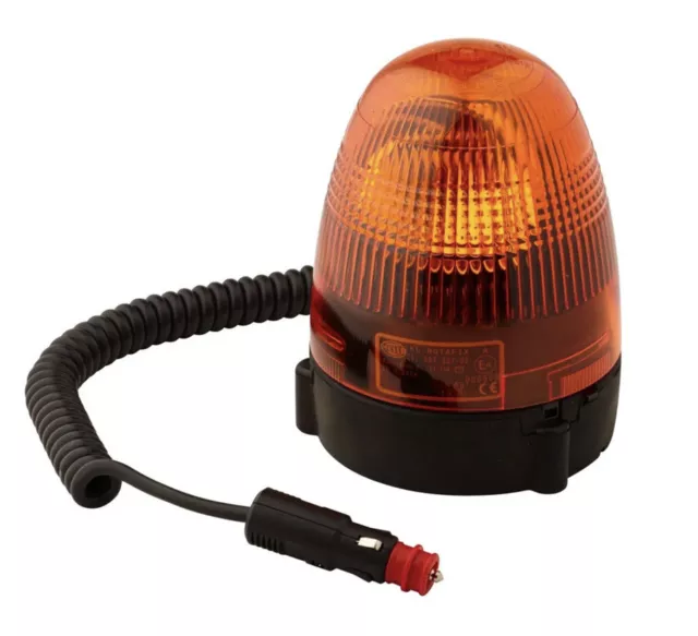 Hella Halogen-Rotating Beacon - KL Rotafix - 12V - Yellow - 2RL007337-02